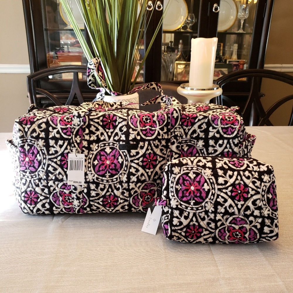 NWT Vera Bradley 2 piece travel set - Picture 1 of 8